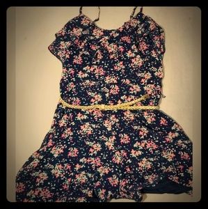 Candies Womens Floral Spaghetti Strap Surplice